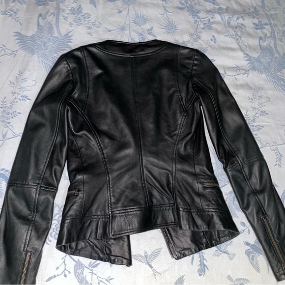Blink | 100% Genuine Lamb Leather Moto Jacket - Picture 4 of 8